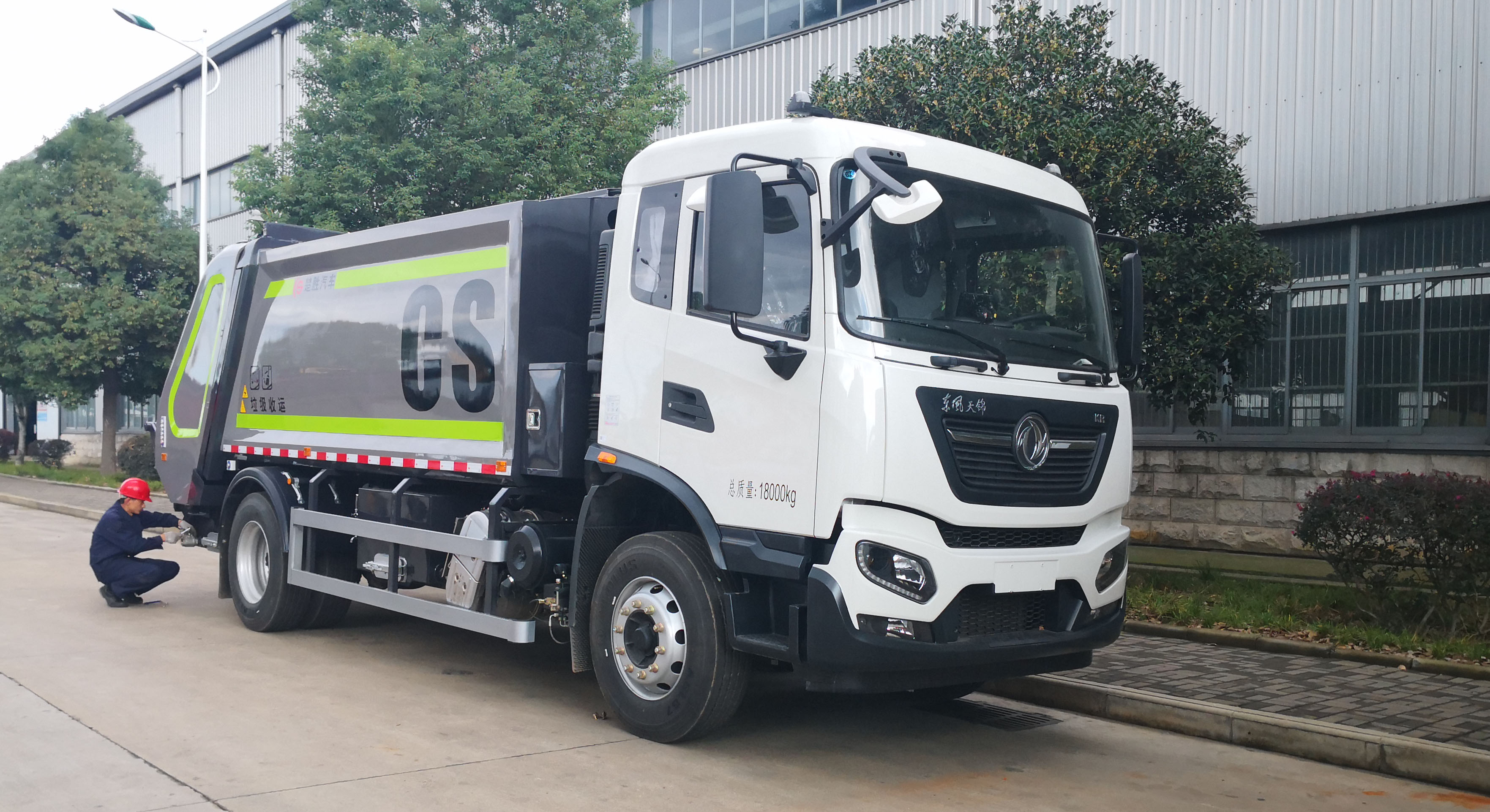 東風(fēng)天錦新款高端14方壓縮垃圾車(chē)