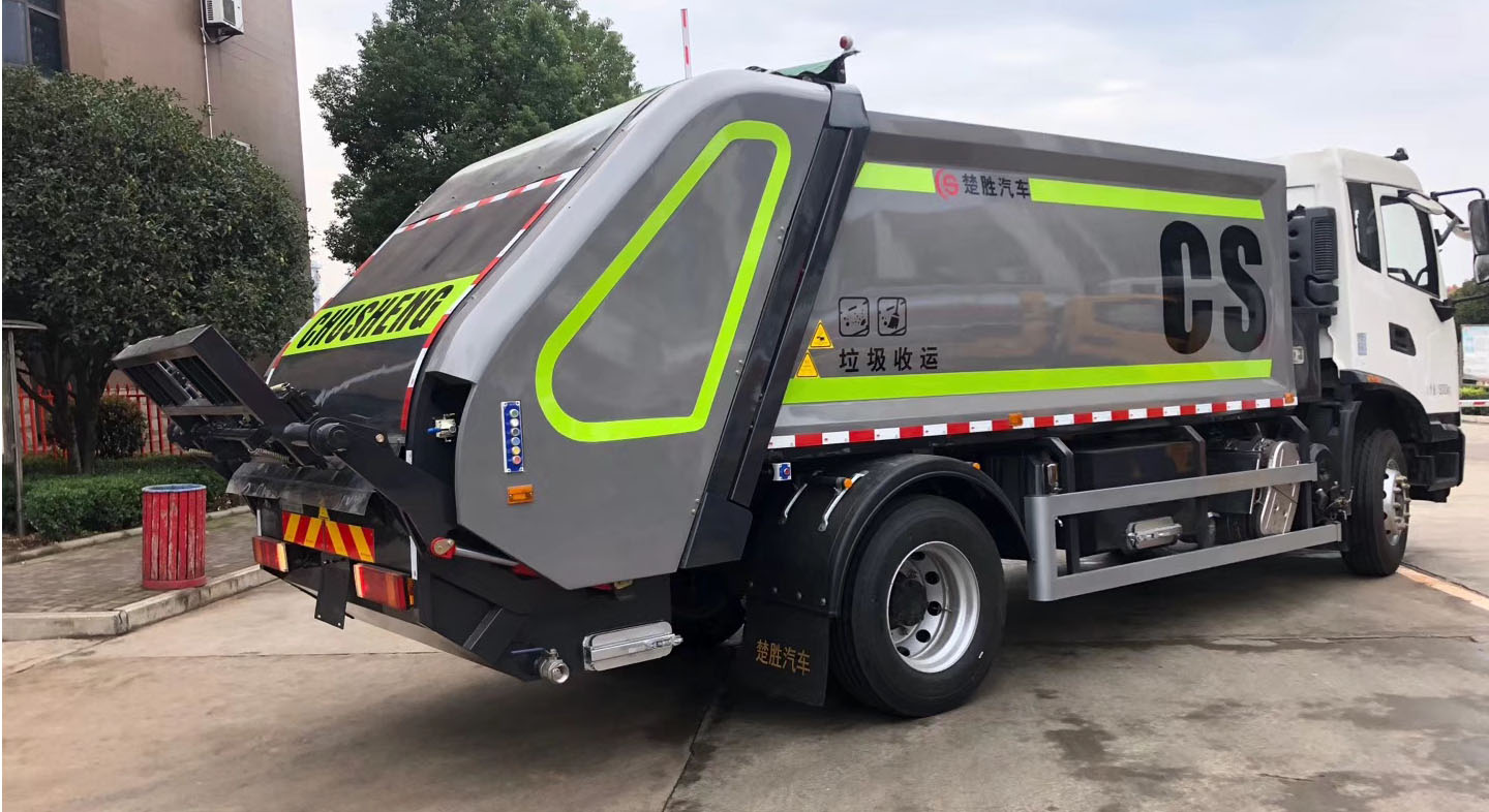 東風(fēng)天錦新款高端14方壓縮垃圾車(chē)